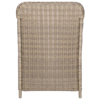 Sedie Da Esterno Con Cuscini 2 Pz In Polyrattan Marrone