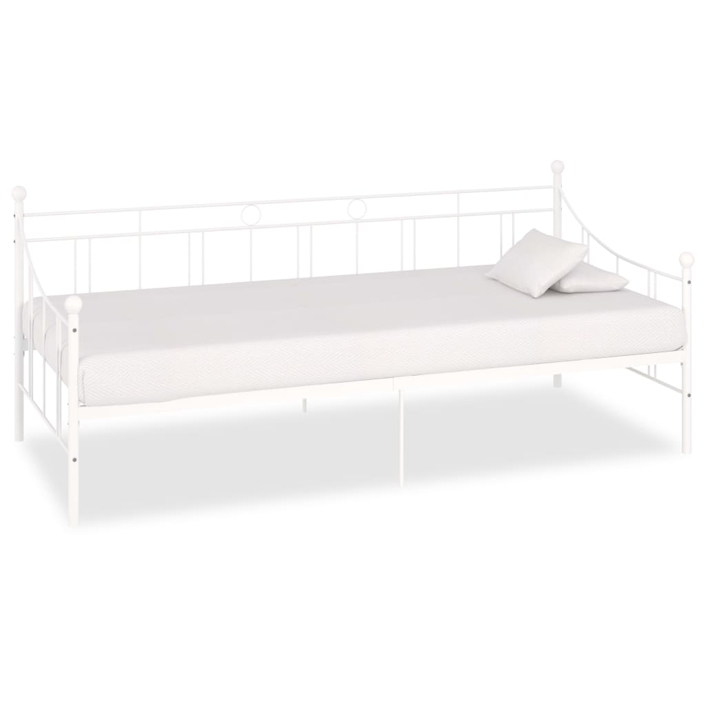 Telaio Divano Letto Bianco In Metallo 90x200 cm