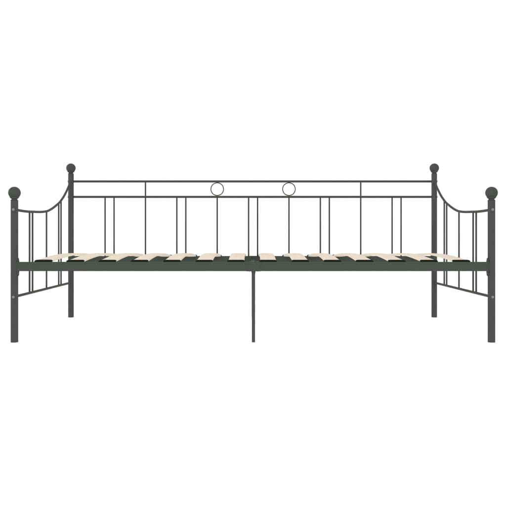 Telaio Divano Letto Grigio In Metallo 90x200 cm