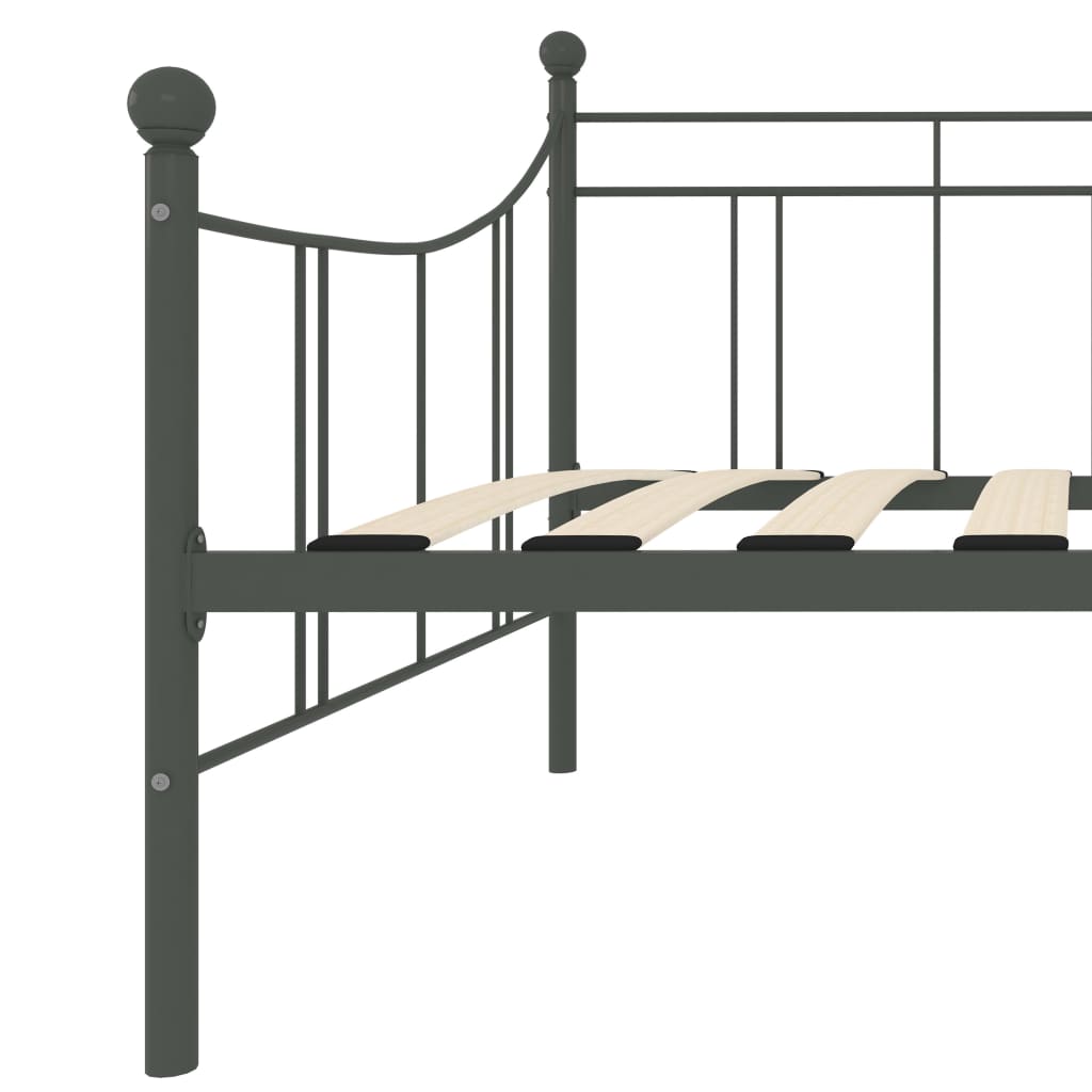 Telaio Divano Letto Grigio In Metallo 90x200 cm