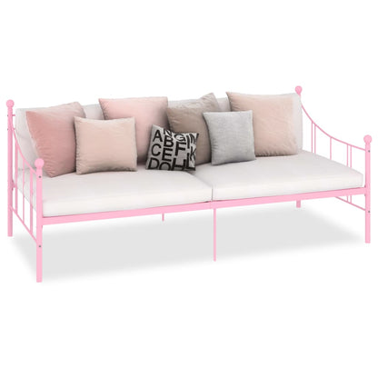 Telaio Divano Letto Rosa In Metallo 90x200 cm