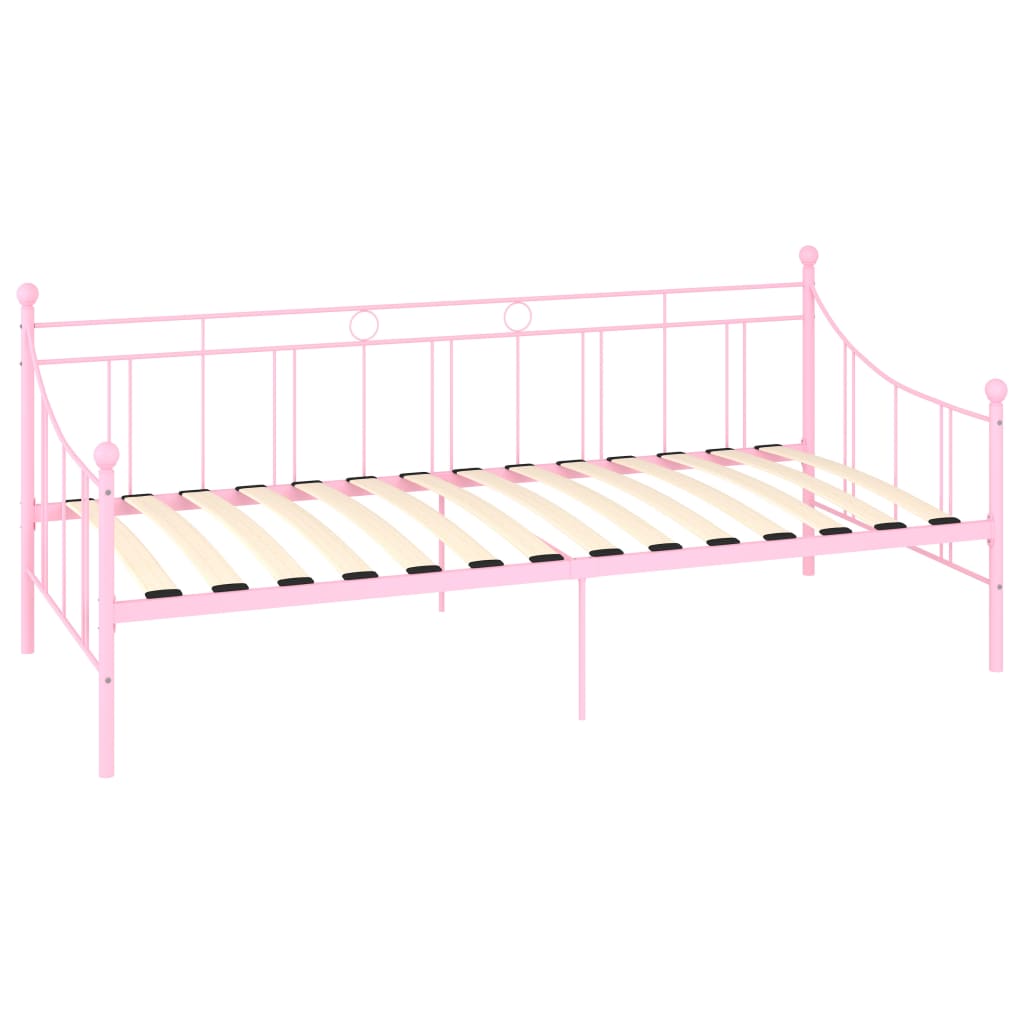 Telaio Divano Letto Rosa In Metallo 90x200 cm