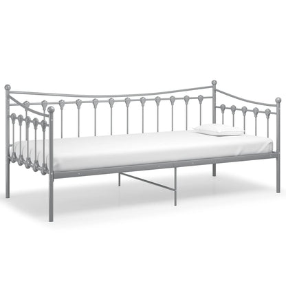 Telaio Divano Letto Grigio In Metallo 90x200 cm