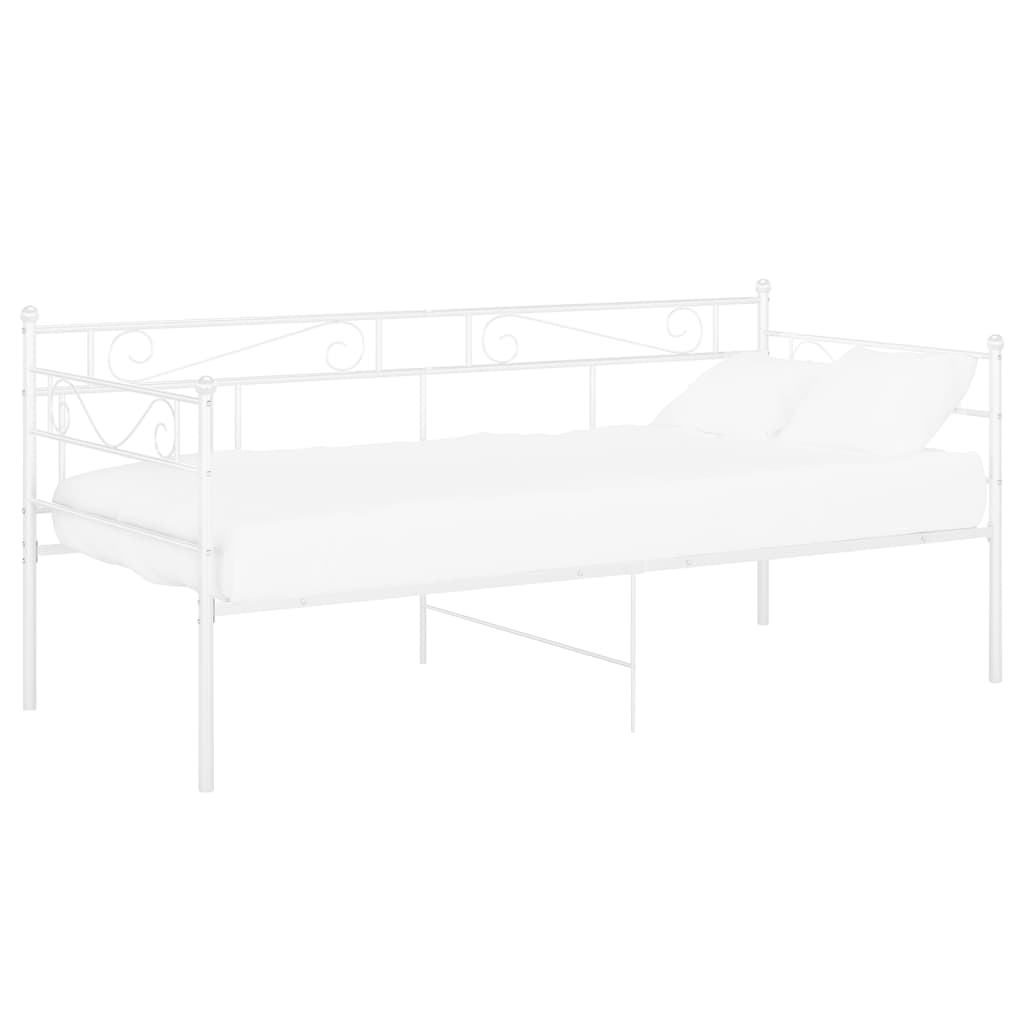 Telaio Divano Letto Bianco In Metallo 90x200 cm