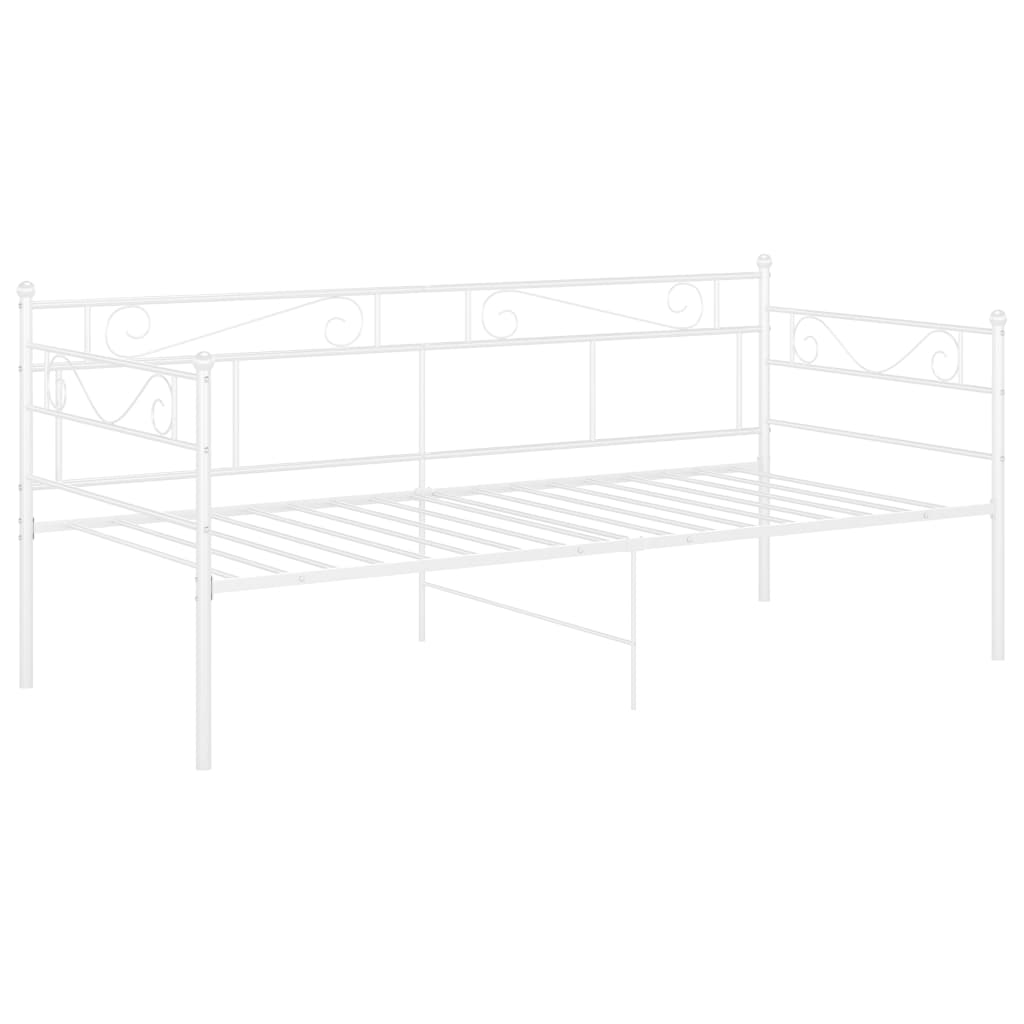 Telaio Divano Letto Bianco In Metallo 90x200 cm