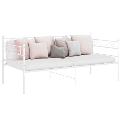 Telaio Divano Letto Bianco In Metallo 90x200 cm