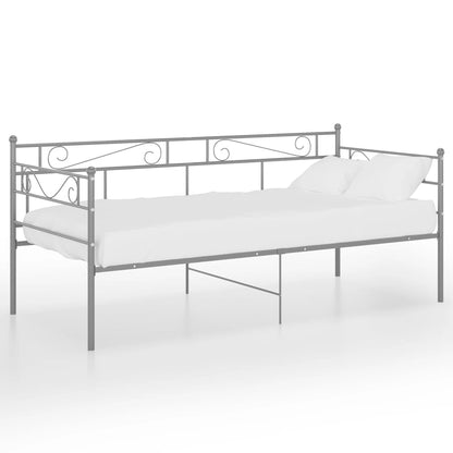 Telaio Divano Letto Grigio In Metallo 90x200 cm