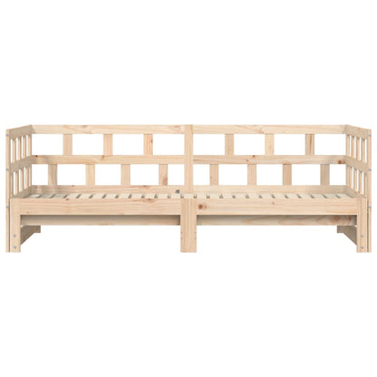 Divano Letto Con Letto Estraibile 90x190 Cm Legno Massello Pino