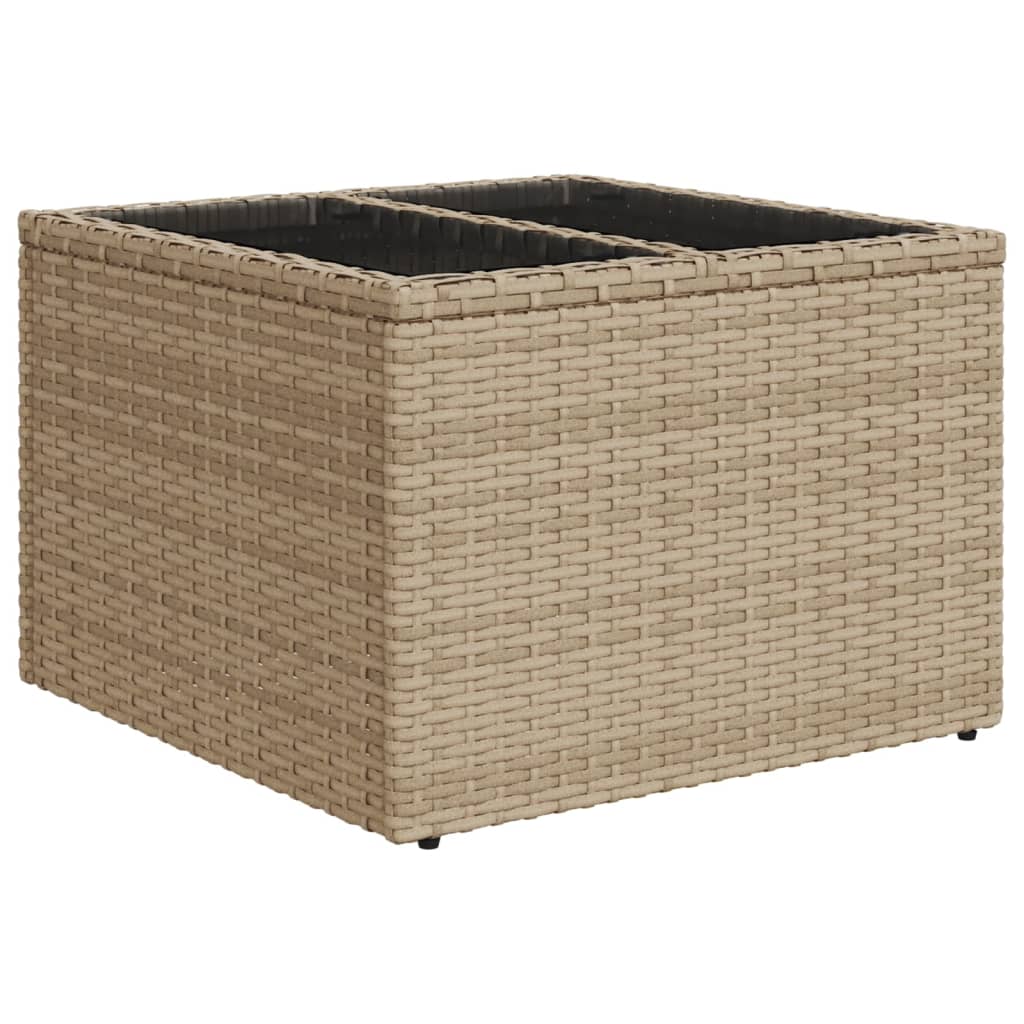 Set Divano Da Giardino 5 Pz Con Cuscini Beige In Polyrattan