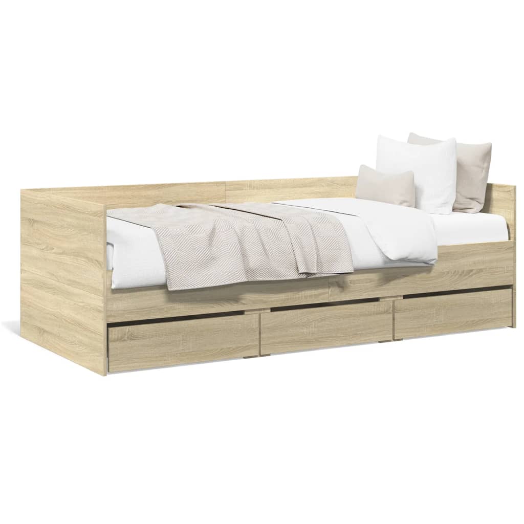 Divano Letto Con Cassetti Senza Materasso 90x190 cm