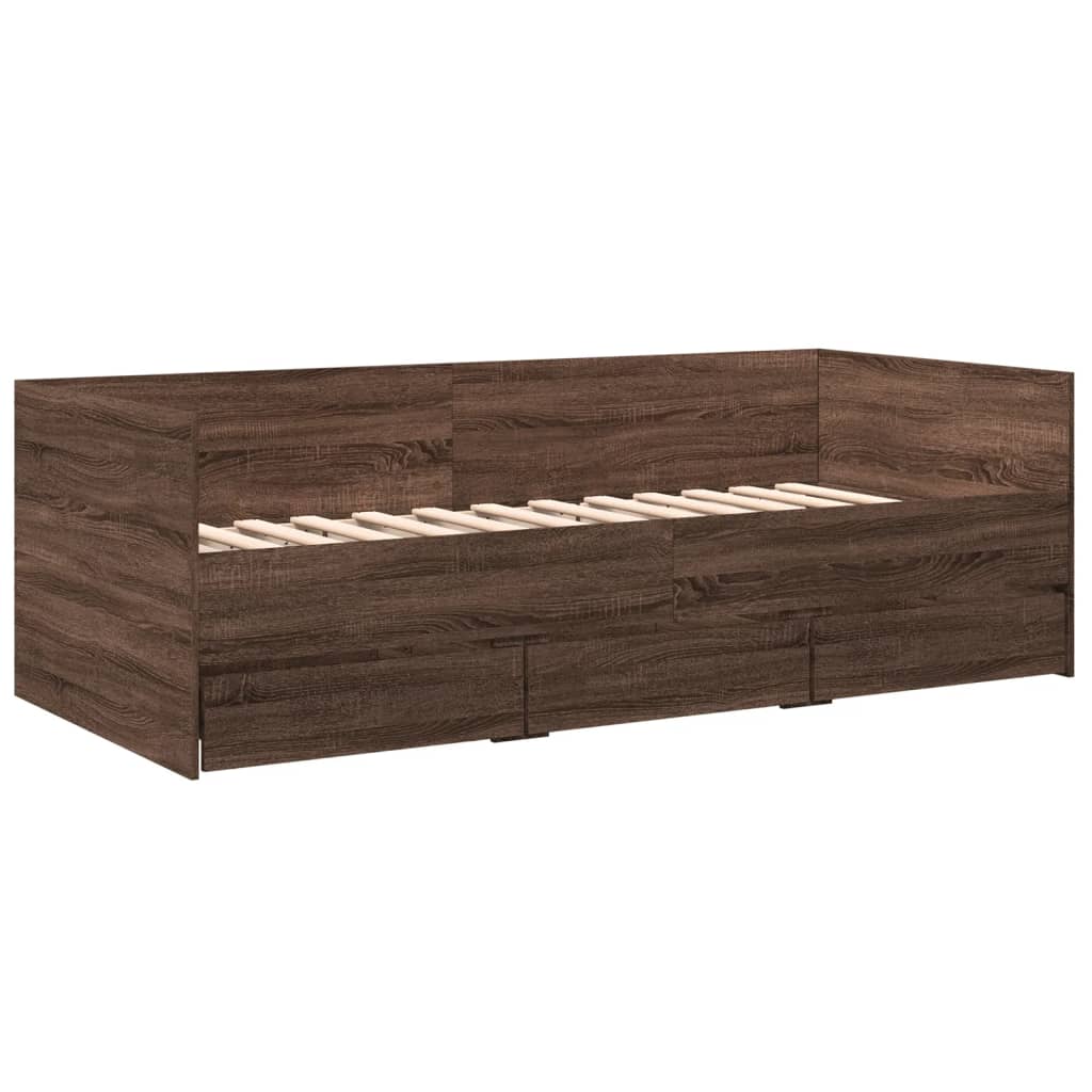 Divano Letto Con Cassetti Senza Materasso 75x190 cm