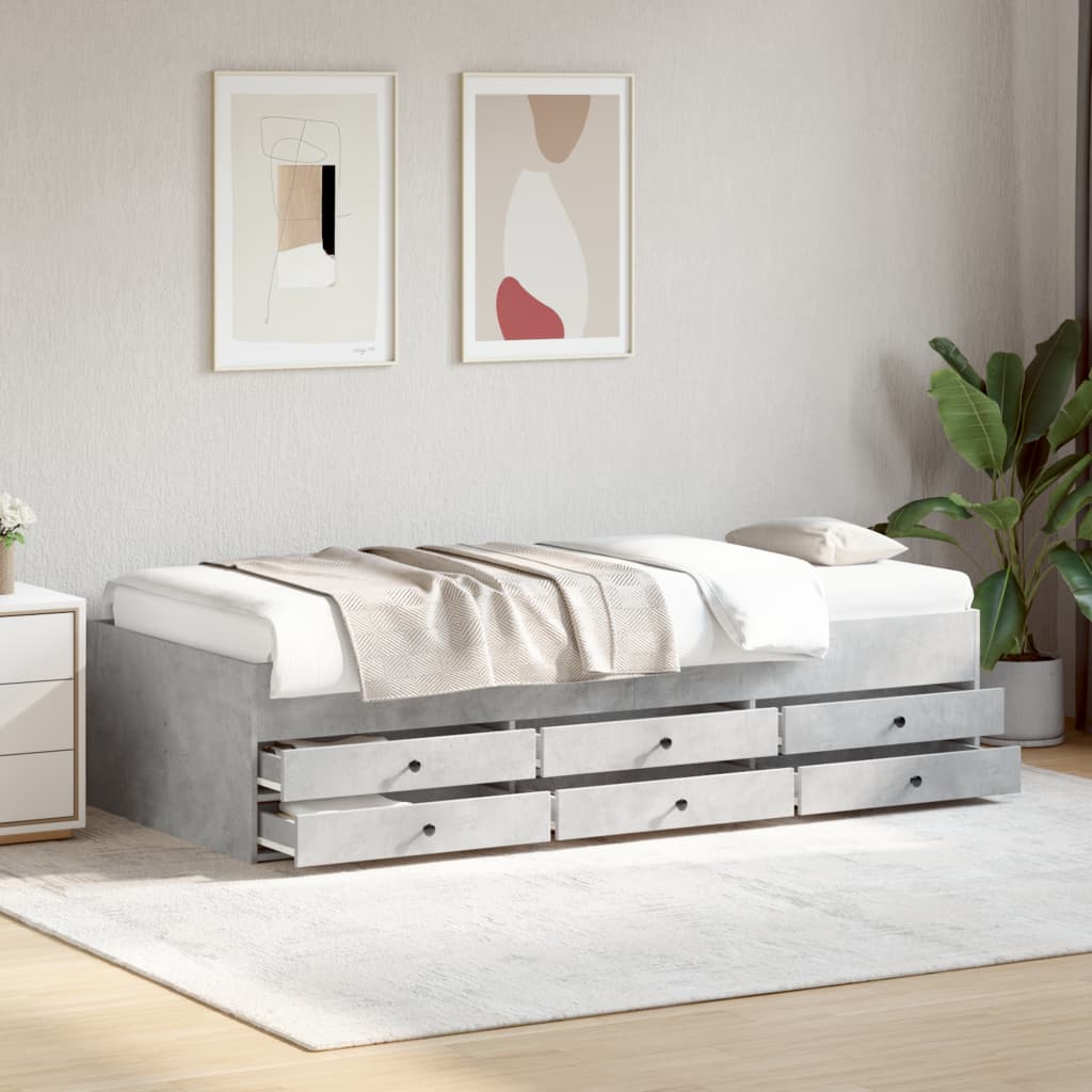 Divano Letto Con Cassetti Senza Materasso 75x190 cm