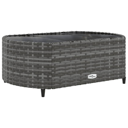 Set Divano Da Giardino 5 Pz Con Cuscini Grigio In Polyrattan